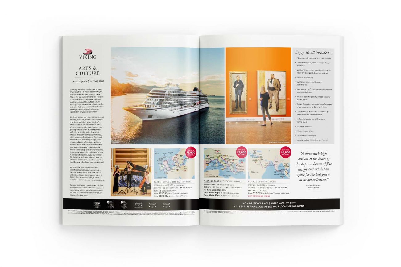 Viking Magazine Spread