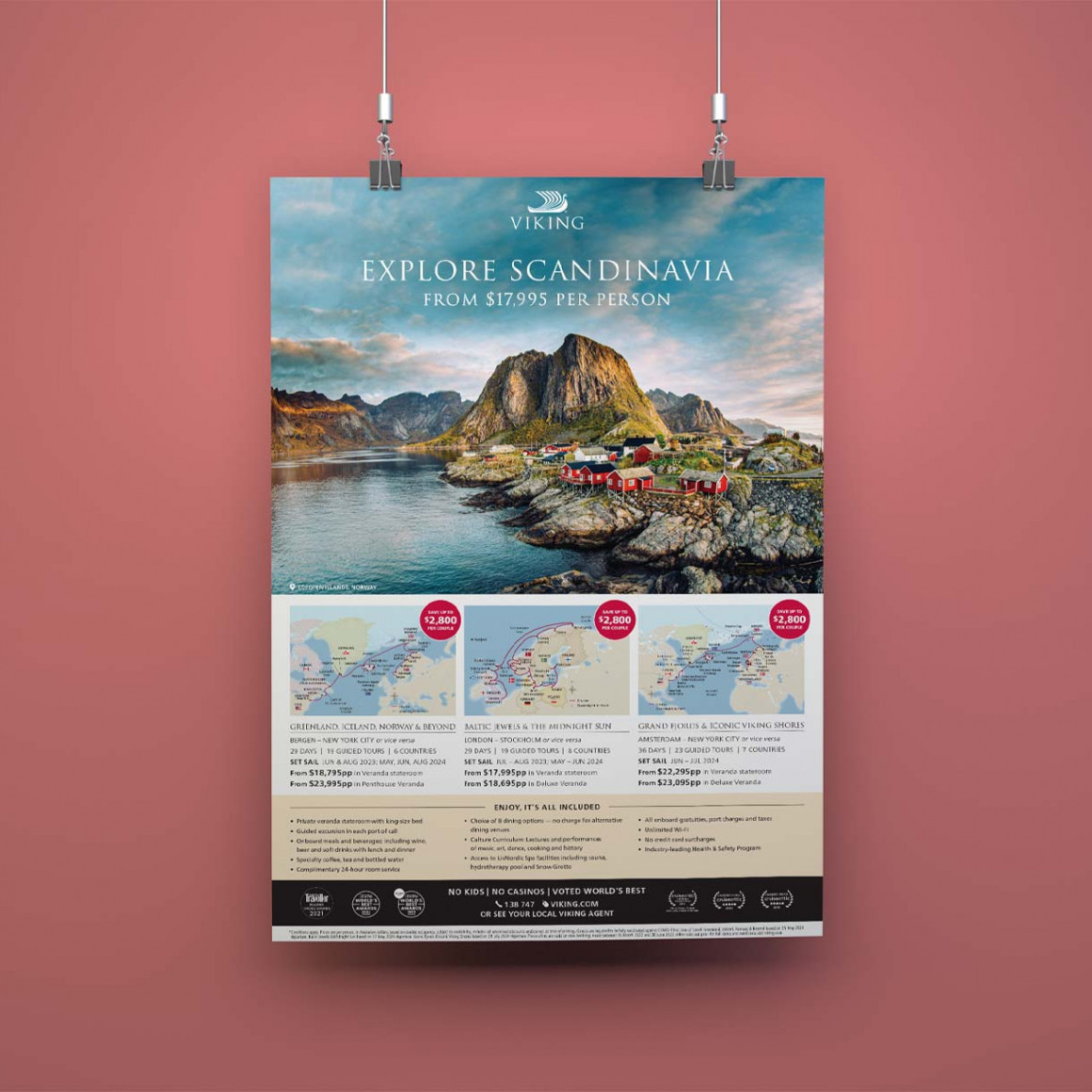 Viking Press Ad Full Page 3x Itineraries